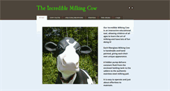 Desktop Screenshot of incrediblemilkingcow.com